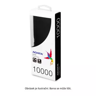 ADATA PowerBank PT100 - zunanja baterija za mobilni telefon/tablico 10000 mAh, zelena/rumena