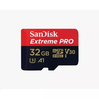 SanDisk Micro SDXC kartica 32 GB Extreme PRO (100 MB/s, razred 10 UHS-I V30)   adapter