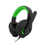 C-TECH gaming slušalke z mikrofonom NEMESIS V2 (GHS-14G), črno-zelene