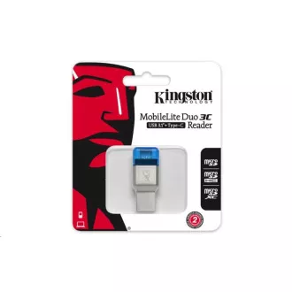 Čitalnik kartic Kingston, MobileLite 3C UCB-C USB 3.0 microSD Čitalnik kartic Kingston, MobileLite 3C UCB-C USB 3.0 microSD
