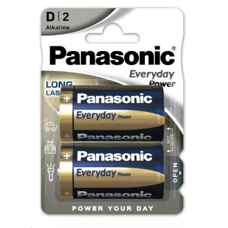 PANASONIC alkalne baterije Everyday Power LR20EPS/2BP D 1, 5V (Blistr 2pcs) PANASONIC alkalne baterije Everyday Power LR20EPS/2BP D 1, 5V (Blistr 2pcs)