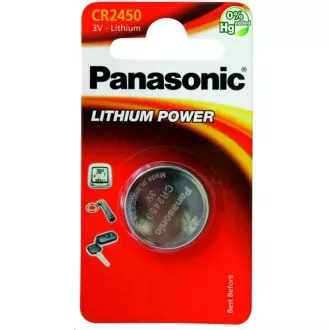 PANASONIC Litijeva baterija (gumbna celica) CR-2450EL/1B 3V (Blistr 1 kos)
