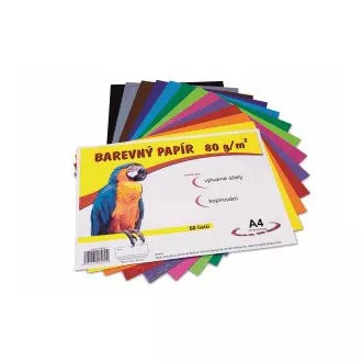 Barvni papir A4/80g 12 barv 60 listov Barvni papir A4/80g 12 barv 60 listov