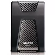 ADATA Zunanji trdi disk 2TB 2, 5" USB 3.1 DashDrive Durable HD650, črn (gumijast, odporen na udarce)