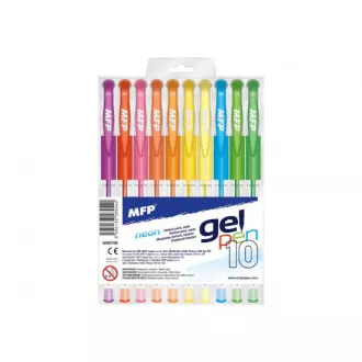 Gel pisala MFP Neon GN1038 0,8 mm komplet 10 barv