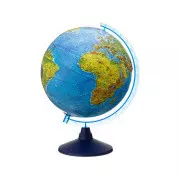 Alaysky Globe 25 cm Reliefni fizični globus, nalepke v angleščini - Razpakirano