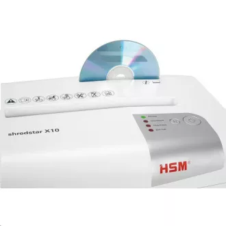 HSM ShredStar X10 White (velikost reza 4, 5x30 mm, DIN P-4 (3))