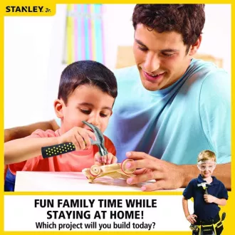 Stanley Jr. OK002-SY Gradbeni set, dirkalnik, les