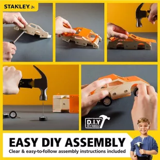 Stanley Jr. OK002-SY Gradbeni set, dirkalnik, les