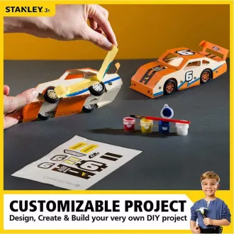 Stanley Jr. OK002-SY Gradbeni set, dirkalnik, les