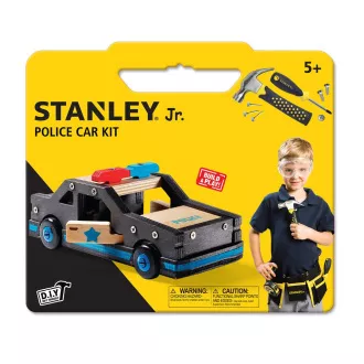 Stanley Jr. OK096-SY Gradbeni set, policijski avto, les