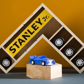 Stanley Jr. OK013-SY Gradbeni set, dirkalnik, les