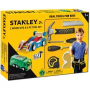 Stanley Jr. U003-K02-T06-SY Komplet 2 avtomobilov in 5 orodij