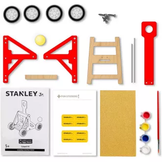 Stanley Jr. OK034-SY Gradbeni set, katapult, les