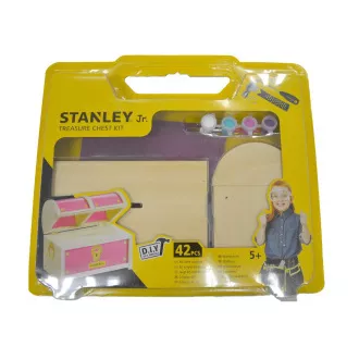 Stanley Jr. OK010BUD-SY Gradbeni set, skrinja, les