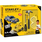 Stanley Jr. U004-K02-T03-SY Komplet avtomobila, bagra in 3 orodij