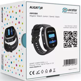 Ura Junior GPS(TD-36) črna ALIGATOR