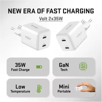 YAC G35D VOLT polnilec 2x18W GaNYENKEE