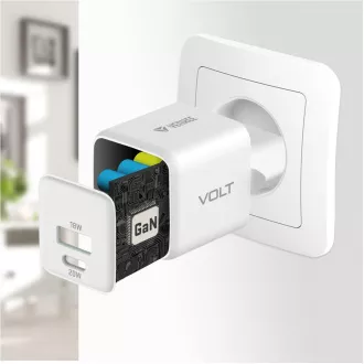 YAC G38 VOLT 18 20W GaN YENKEE polnilec YAC G38 VOLT 18 20W GaN YENKEE polnilec
