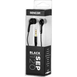 SEP 120 ČRNE SLUŠALKE SENCOR
