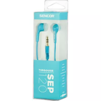 SEP 120 TURQOUISE SLUŠALKE SENCOR