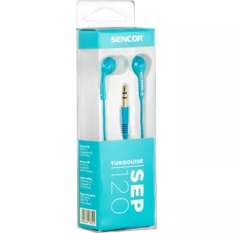 SEP 120 TURQOUISE SLUŠALKE SENCOR