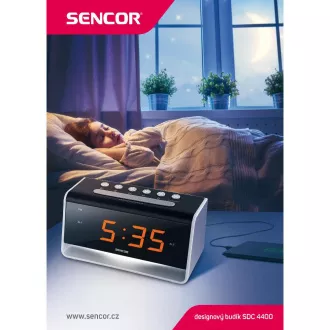 SDC 4400 W URA Z ALARMOM   LED SENCOR
