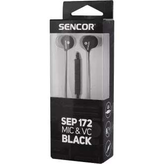 SEP 172 VCM ČRNE SLUŠALKE SENCOR SEP 172 VCM ČRNE SLUŠALKE SENCOR