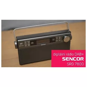 SRD 7800 DAB/FM/BT RADIO SENCOR