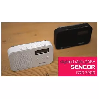 SRD 7200 W DAB /FM SENCOR