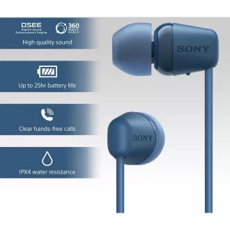 WIC100L.CE7 modre slušalke BT Sony