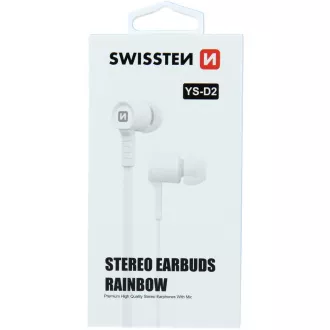 SLUŠALKE RAINBOW YS-D2 WHITE SWISSTEN