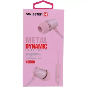 SLUŠALKE DYNAMIC YS500 ROSE/GOLD SWISSTEN SLUŠALKE DYNAMIC YS500 ROSE/GOLD SWISSTEN