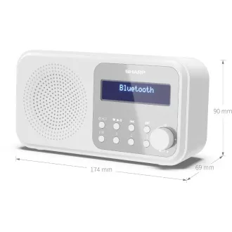 DR-P420WH RADIJSKI SPREJEMNIK FM/DAB SHARP