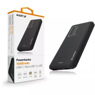 Powerbank 10000mAh 2v1 ALIGATOR Powerbank 10000mAh 2v1 ALIGATOR