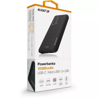 Powerbank 10000mAh 2v1 ALIGATOR Powerbank 10000mAh 2v1 ALIGATOR