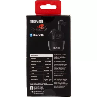 304489 BASS SYNC TWS UŠESNE SLUŠALKE MIC MAXELL