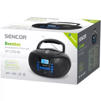 SPT 2700 BK S CD/MP3/USB/BT SENCOR
