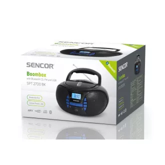 SPT 2700 BK S CD/MP3/USB/BT SENCOR