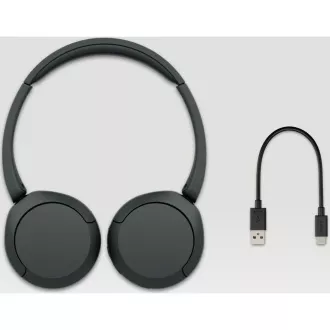 WH CH520 črne slušalke Bluetooth SONY