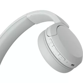 WH CH520 bele slušalke Bluetooth SONY