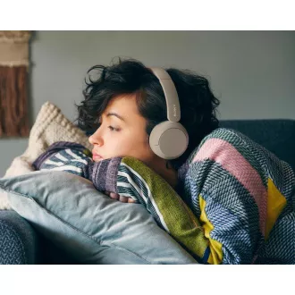 WH CH520 bež slušalke Bluetooth SONY