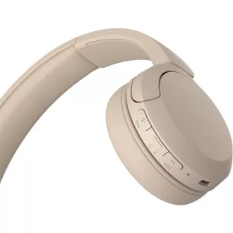 WH CH520 bež slušalke Bluetooth SONY