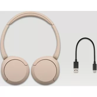 WH CH520 bež slušalke Bluetooth SONY