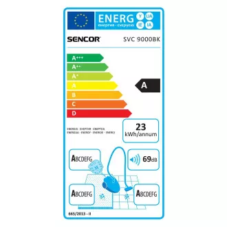 SVC 9000BK 4AAAA EcoPower sesalnik SENCOR