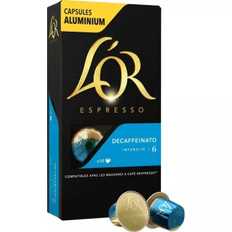 NESPRESSO DECAFFENAITO KAPSULE 10pcs LOR