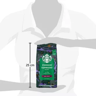 ESPRESSO PRAŽENA ZRNA. KAVA 450g STARBUCKS