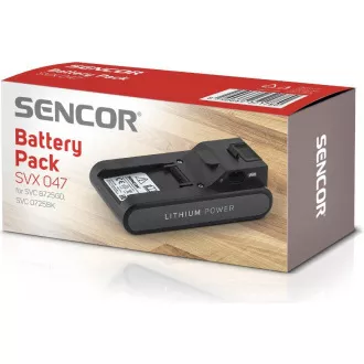 SVX 047 Nadomestna baterija. SVC 0725/87xx SENCOR