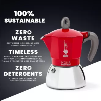 INDUKCIJA ČRVA. 4P. MOKA LONEC BIALETTI