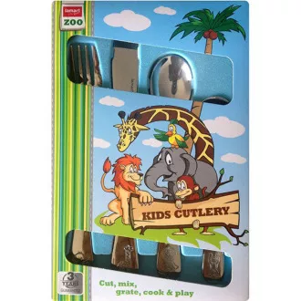 LT5005 OTROŠKI JEDILNI PRIBOR 4 KOSI ZOO LAMART LT5005 OTROŠKI JEDILNI PRIBOR 4 KOSI ZOO LAMART